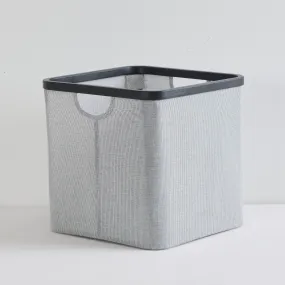 Tyg Square Basket - Grey/Black - Small