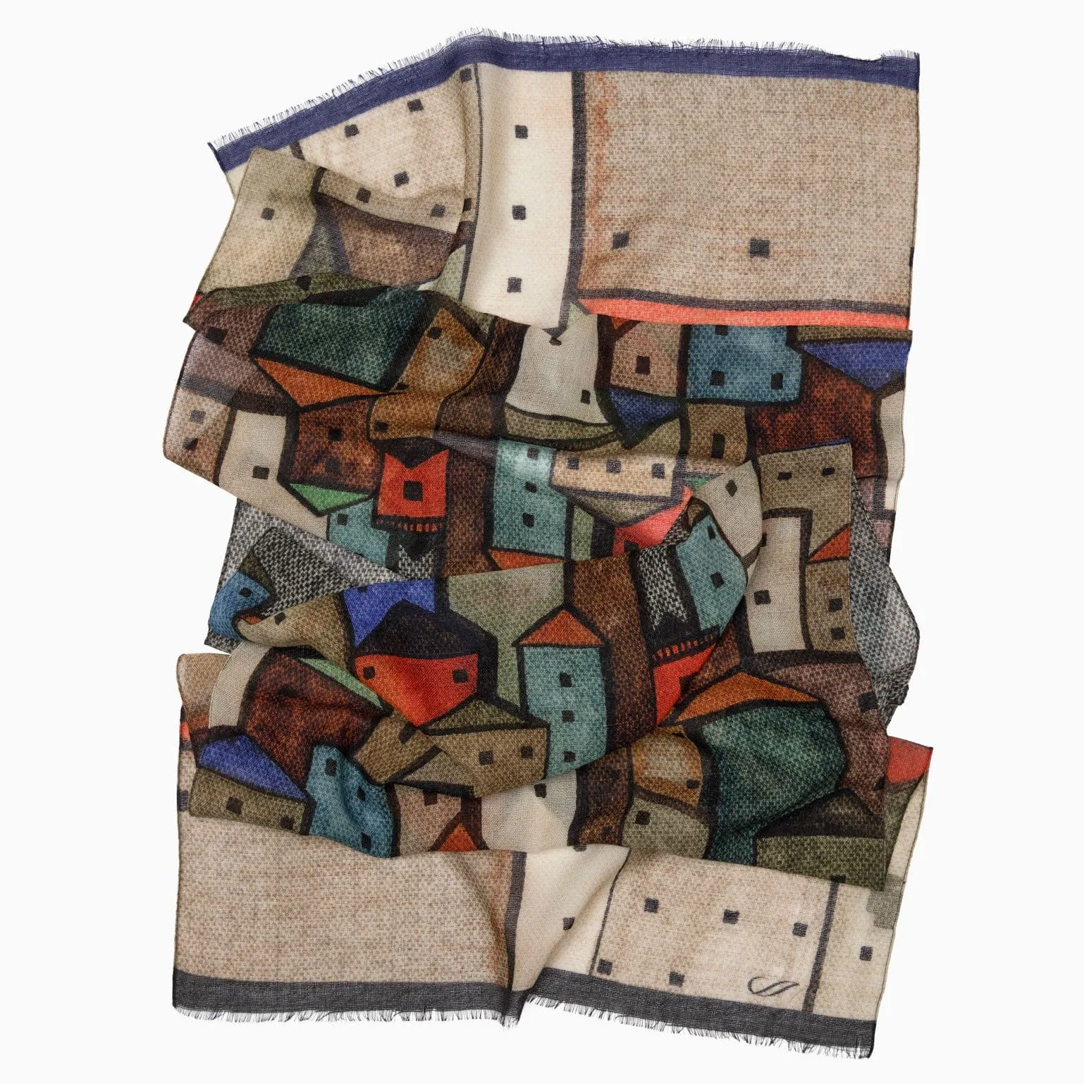 Villaggio - Wool Scarf - Tan